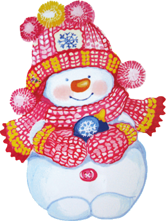 bonhomme de neige habillé chaudement 26