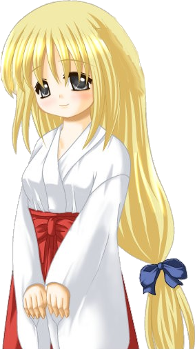 Mangas fille en kimono avec des longs cheveux 123