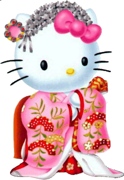 Hello Kitty en asiatique