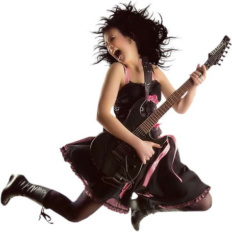 femme guitariste