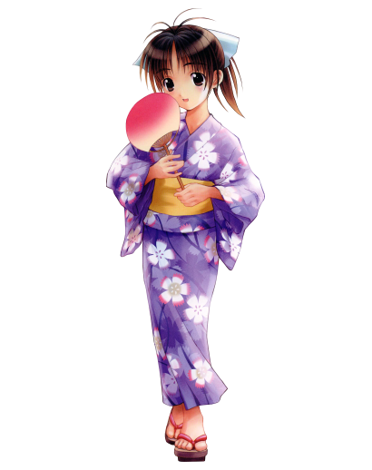 Manga fille en kimono 110