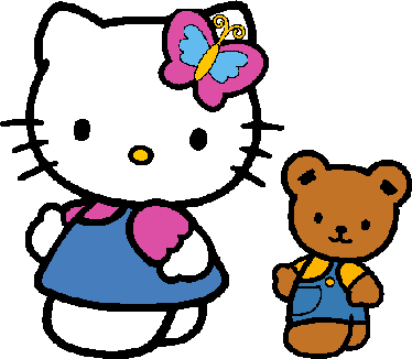 Hello Kitty avec son ours